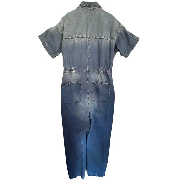 FREE PEOPLE x WE THE FREE Women’s Marci Denim Coverall Jumpsuit XL - Picture 3 of 3